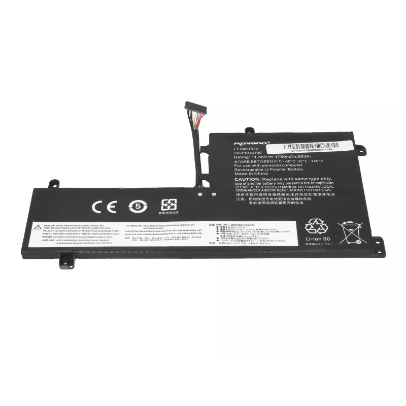 MITSU Battery L17C3PG2, skirta Lenovo Legion Y530 Y730 Y7000 – 4750 mAh (55 Wh)
