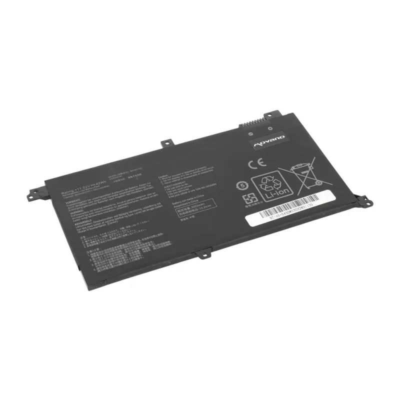 MITSU akumuliatorius B31N1732, skirtas Asus Vivobook S430 / X430U / K430 - 3600 mAh (41 Wh)