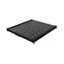 Lanberg 19 inch 1U Sliding Rack Shelf 500mm Depth Black 35kg Load Capacity