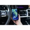 ANSMANN WiLine 15 belaidis automobilinis kroviklis su laikikliu - 15W Qi greitas krovimas, automatinis suspaudimas, 360° sukimasis, juoda