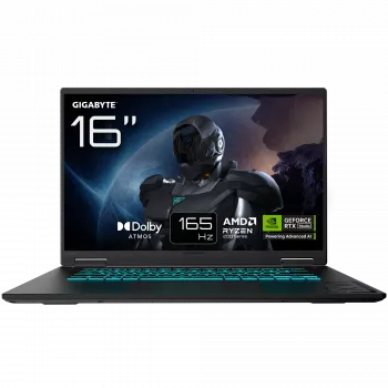 Gigabyte GAMING A16 3VHK3EEC93SH 16 inch QHD+ AMD Ryzen 7 260 16GB 512GB SSD RTX 5060 Windows 11 Home English Keyboard 2 metų garantija