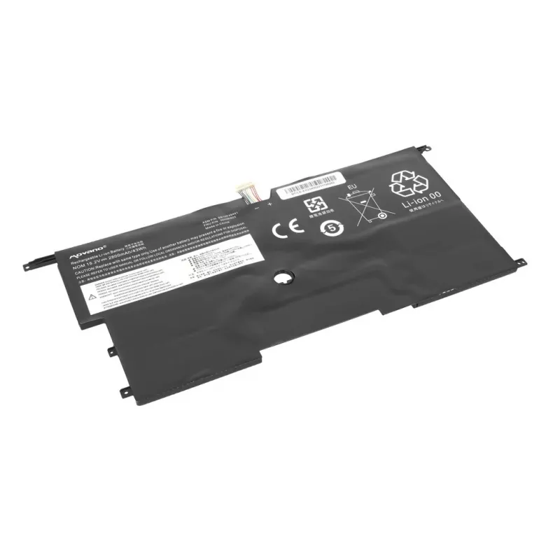 MOVANO baterija, skirta Lenovo ThinkPad X1 Carbon Gen 2/3 - 2800 mAh (43 Wh)