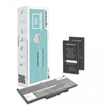 MOVANO baterija J60J5 GG4FM MC34Y, skirta Dell E7270 E7470 - 7200 mAh (55 Wh)