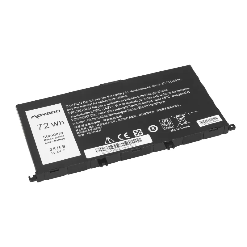MOVANO Akumuliatorius 357F9, skirtas Dell Inspiron 5577 7557 - 6300 mAh (72 Wh)