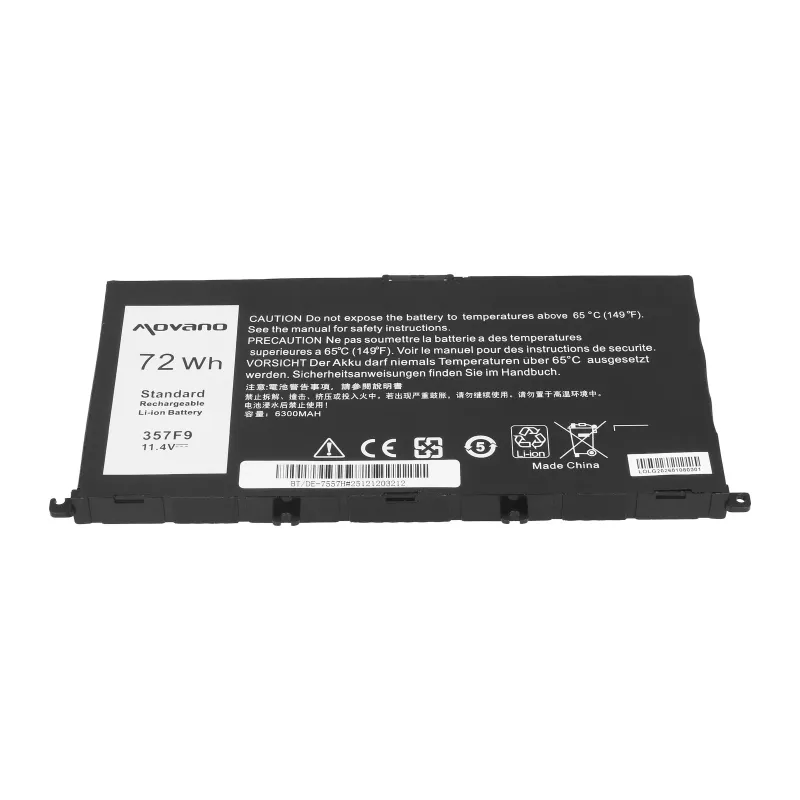 MOVANO Akumuliatorius 357F9, skirtas Dell Inspiron 5577 7557 - 6300 mAh (72 Wh)