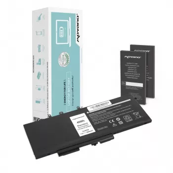 MOVANO akumuliatorius GJKNX, skirtas Dell Latitude 5280 5480 5490 5590 - 6000 mAh (46 Wh)