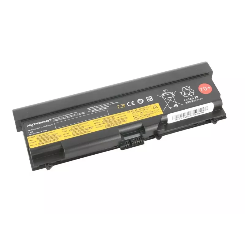 MOVANO baterija, skirta Lenovo ThinkPad L530 T430 T530 - 6600 mAh (71 Wh)