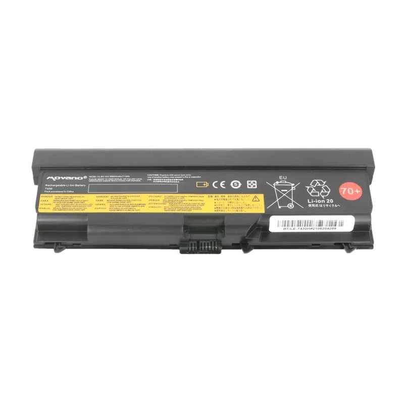 MOVANO baterija, skirta Lenovo ThinkPad L530 T430 T530 - 6600 mAh (71 Wh)