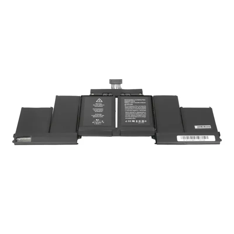 MOVANO Battery A1618 MacBook Pro 15 Retina A1398 2015 - 8755 mAh (99,5 Wh)
