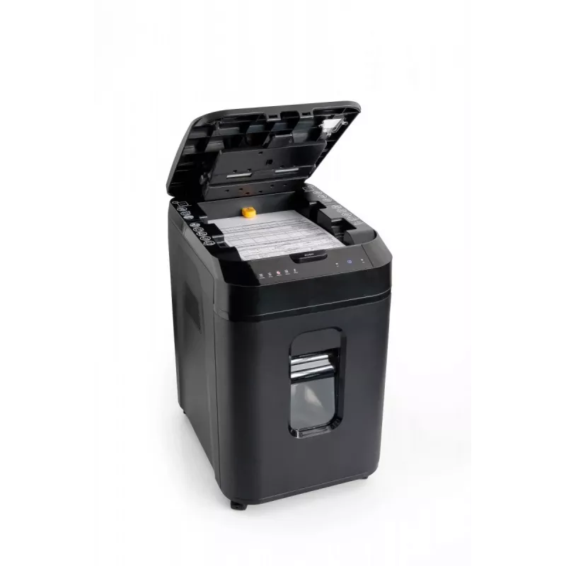 WALLNER Smulkintuvas AF160 C4 Kryžminio Pjovimo Popieriaus Smulkintuvas, 160 Lapų Automatinis Padavimas, P-4 Saugumas, 30L Krepšelis