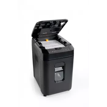 WALLNER Smulkintuvas AF160 C2 Skersinis pjovimas, 160 lapų automatinis padavimas, P-4 saugumas, 26L krepšelis, Juodas