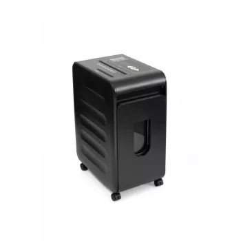 Wallner MR 2208 C2 kryžminio pjovimo popieriaus smulkintuvas, 8 lapai, 15 L, juodas