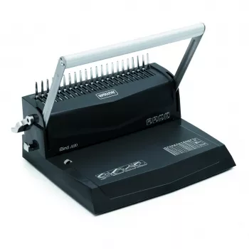 WALLNER IBIND A20 Comb Binding Machine, 20-Sheet Punch, 450-Sheet Capacity, A4