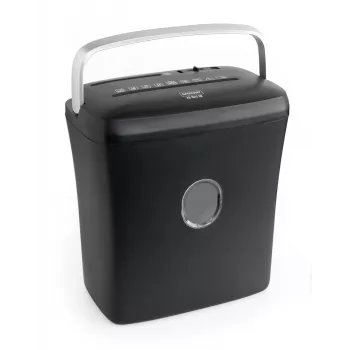 WALLNER Smulkintuvas XD1012 CD Skersinis Pjovimas, 6 Lapai, 10 L, Juodas
