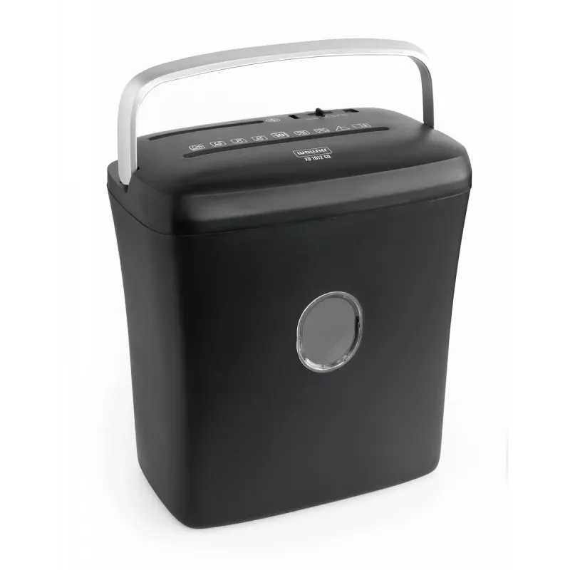 WALLNER Smulkintuvas XD1012 CD Skersinis Pjovimas, 6 Lapai, 10 L, Juodas
