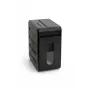 Wallner MR 1005 C2 kryžminio pjovimo popieriaus smulkintuvas, 6 lapai, 10 l, juodas