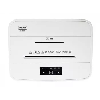 WALLNER Popieriaus Smulkintuvas EF2515 C4 Skersinis Pjovimas, 8 Lapai, 15 L, Juodas