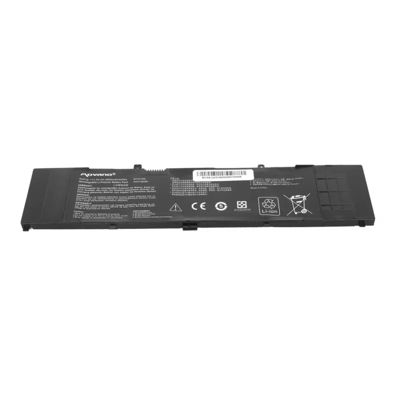 MOVANO akumuliatorius B31N1535, skirtas Asus Zenbook UX310UA UX410UA - 3900 mAh (44 Wh)