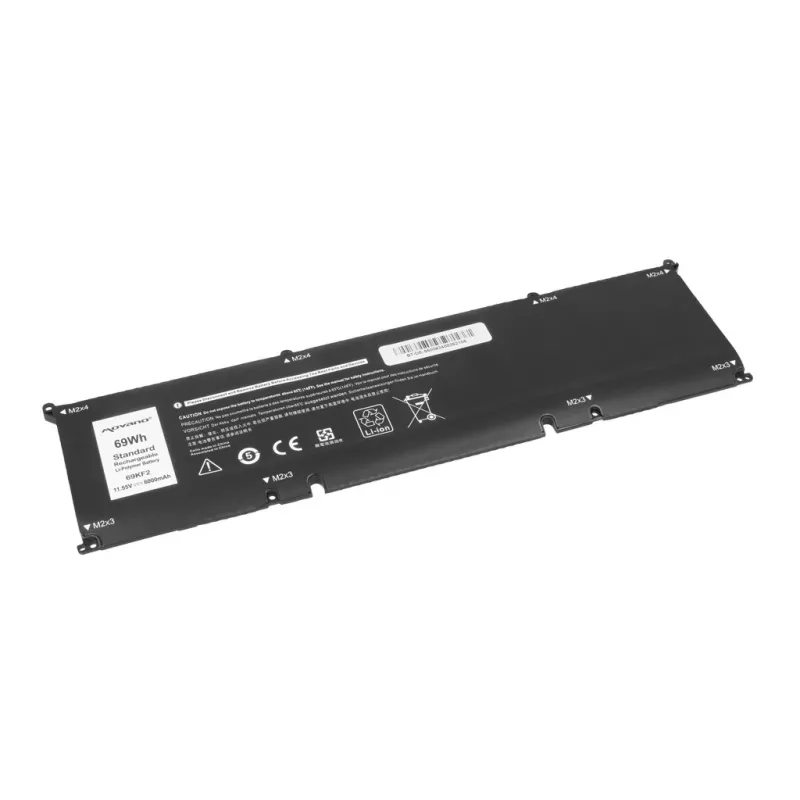 MOVANO baterija 69KF2, skirta Dell Alienware M17 M15 R3 R4 Precision 5550 XPS 9500 9510 – 6000 mAh (69 Wh)