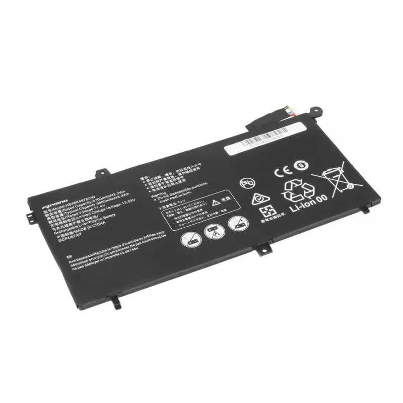 MOVANO baterija, skirta Huawei Matebook D serijai HB46K497ECW - 3700 mAh (42.2 Wh)