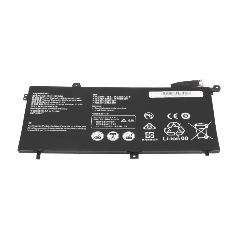 MOVANO baterija, skirta Huawei Matebook D serijai HB46K497ECW - 3700 mAh (42.2 Wh)