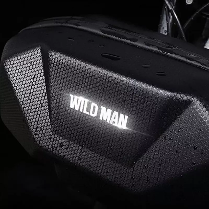 WILDMAN X9 3.5L Dviračio rėmo krepšys juodas