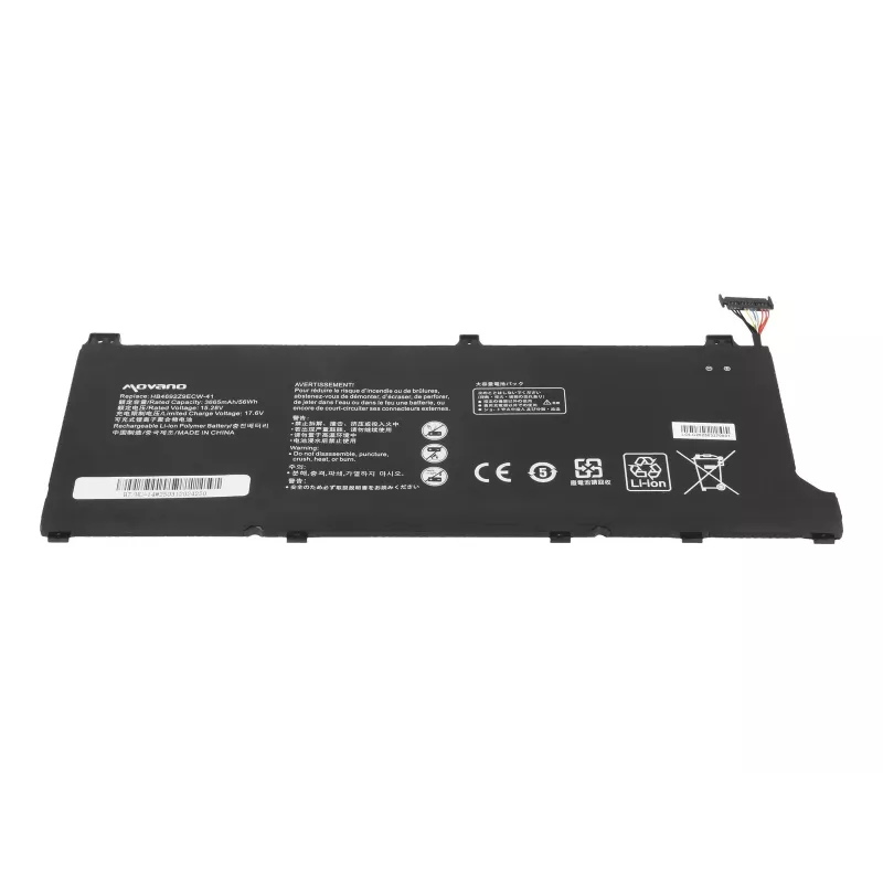 MOVANO baterija HB4692Z9ECW-41, skirta Huawei Honor Magicbook 14 / MateBook D14 NBB-WAH9Q – 3665 mAh (56 Wh)