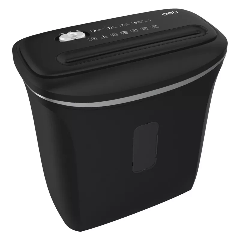 Deli E9945 skersinio pjovimo popieriaus smulkintuvas, 10 lapų, 20 l, P-4