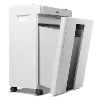 Deli E9952 kryžminio pjovimo popieriaus smulkintuvas, 10 lapų, 21 l, juodas
