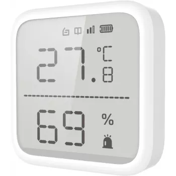 Hikvision DS-PDTPH-E-WE AX PRO Temperatūros ir Drėgmės Jutiklis