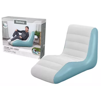 Bestway pripučiamas fotelis 75127 pilkas