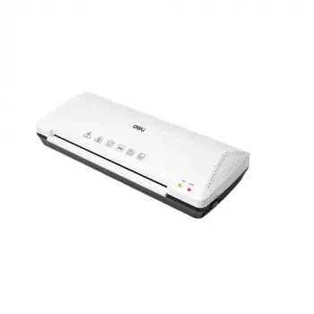 DELI Office Laminator ET102 A4 - Karštas ir šaltas laminavimas, 2 volai, 250 mm/min, juodos spalvos