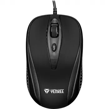 YENKEE YMS 1025 BK QUITO USB laidas pele, optinė, 1000 DPI, 4 mygtukai, juoda