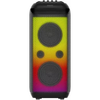 SENCOR Partycon BOOST Power 250W nešiojamas Bluetooth vakarėlių garsiakalbis su TWS, IPX4, LED, FM radiju, karaoke ir mikrofonu
