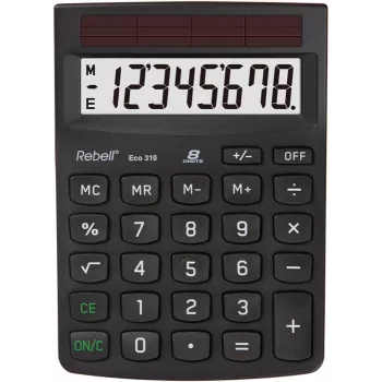 Rebell Eco 310 stalinis skaičiuotuvas juodas