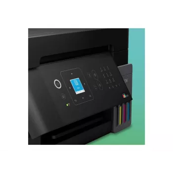 Epson L5390 Daugiafunkcis rašalinis spausdintuvas su nuolatiniu rašalu - Spalvotas - A4 - 33 ppm - Faksas - Wi-Fi - LAN - ADF 30 lapų - Juodas