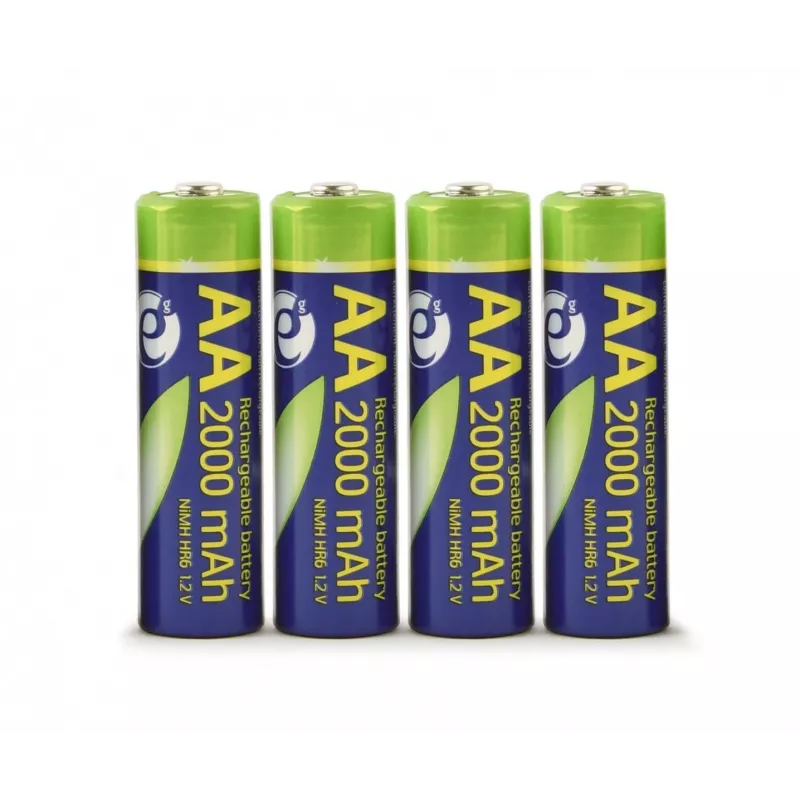 GEMBIRD EnerGenie Įkraunamos AA Baterijos 2000 mAh 4 vnt. Blisteryje