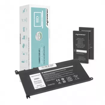 MITSU baterija WDX0R P75F P62F P66F T2JX4 WDXOR, skirta Dell - 3400 mAh (39 Wh)