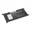 MITSU baterija WDX0R P75F P62F P66F T2JX4 WDXOR, skirta Dell - 3400 mAh (39 Wh)
