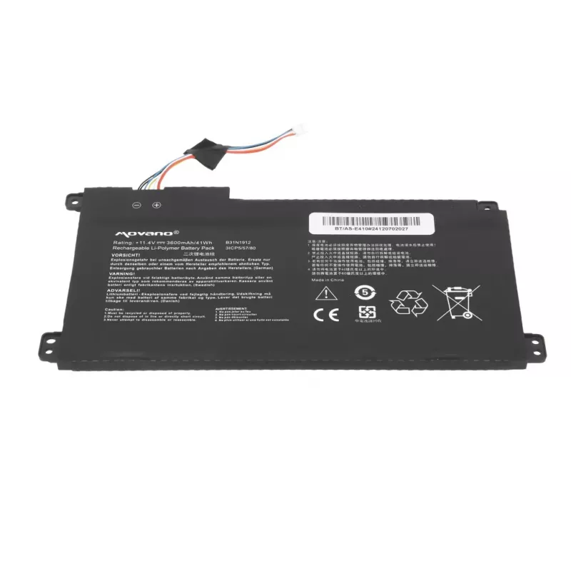 MITSU Battery B31N1912 C31N1912, skirta Asus E410MA L410MA - 3600 mAh (41 Wh)