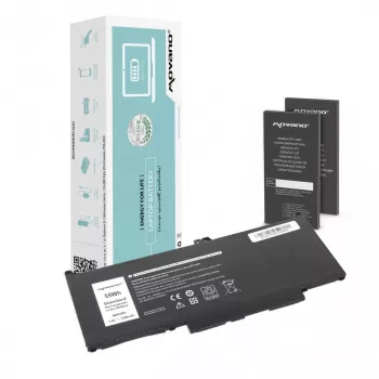MITSU Battery MXV9V, skirta Dell Latitude 5300 5310 7300 7400 – 7200 mAh (55 Wh)