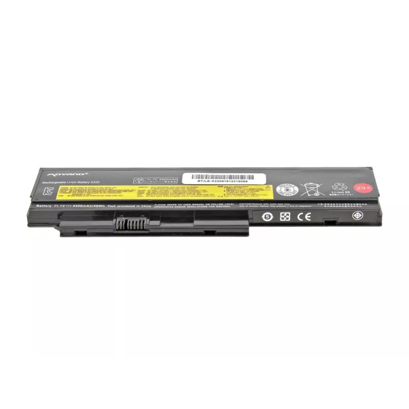 MOVANO Battery 42T4865, skirta Lenovo X220 / X220i / X220s / X220T – 4400 mAh (48 Wh)