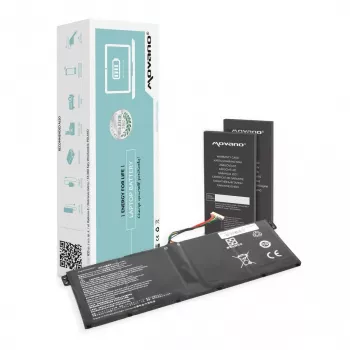MITSU baterija AC14B3K AC14B7K AC14B8K, skirta Acer E3-111 - 3600 mAh (55 Wh)