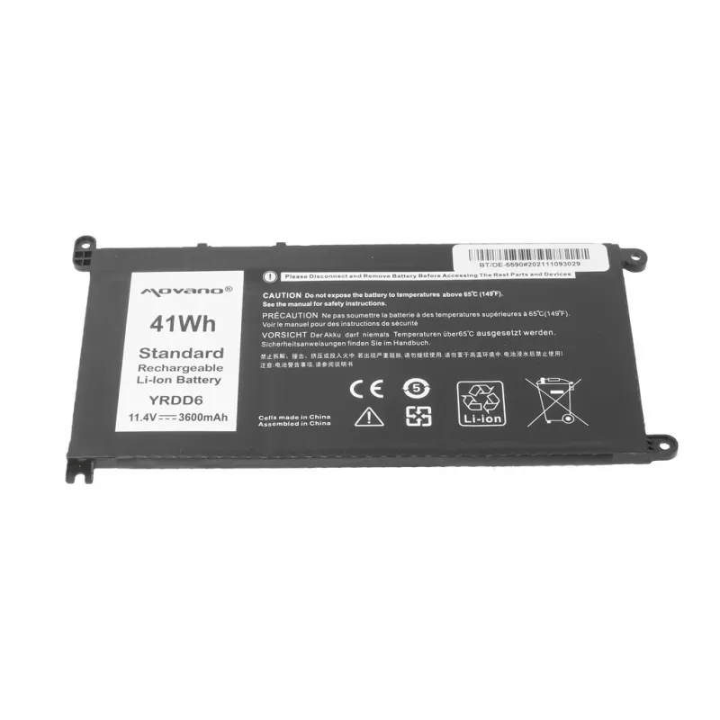 MITSU akumuliatorius YRDD6, skirtas Dell Inspiron 14 5481 5590 - 3600 mAh (41 Wh)