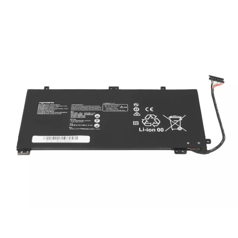 MOVANO baterija, skirta Huawei MateBook 13 WRT-W19 WX9 W29 HN-W19 HB4593J6ECW - 3660 mAh (41.7 Wh)