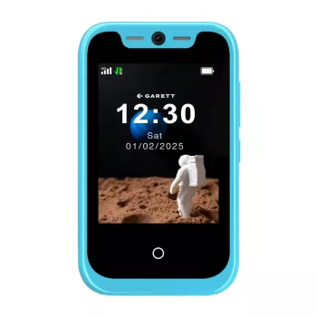 Garett OneKid Phone Niebieski - Vaikų išmanusis laikrodis su GPS, SOS, IP67, Mėlynas