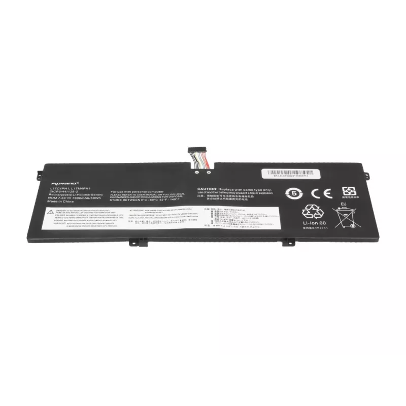 MOVANO baterija L17C4PH1, skirta Lenovo Yoga C930-13IKB – 7600 mAh (58 Wh)