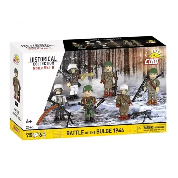 COBI Small Army Battle of the Bulge 1944 konstruktorius, 75 detalių, 1 JAV kareivio figūrėlė