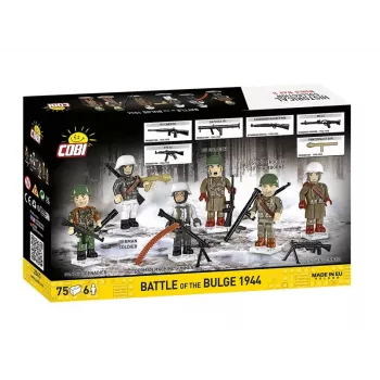 COBI Small Army Battle of the Bulge 1944 konstruktorius, 75 detalių, 1 JAV kareivio figūrėlė