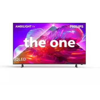 Philips 75PQS9001/12 75 colių QLED 4K Ultra HD Google TV su 3 pusių Ambilight, MiniLED, 120Hz, Dolby Vision ir Atmos, VRR, ALLM, FreeSync Premium, G-Sync Compatible, 4x HDMI 2.1, 2x USB, Wi-Fi, Bluetooth 5.0, DVB-T/T2/C/S/S2, pilka